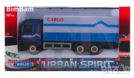 Метален камион CARGO Urban Spirit / WELLY , снимка 1 - Коли, камиони, мотори, писти - 38931194