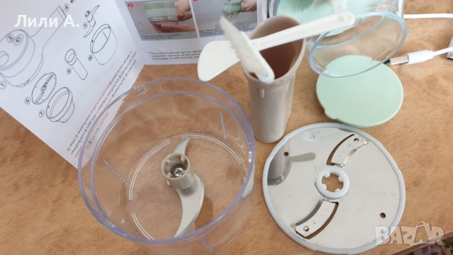 Електрически/ usb ръчен чопър, снимка 2 - Миксери - 40175120