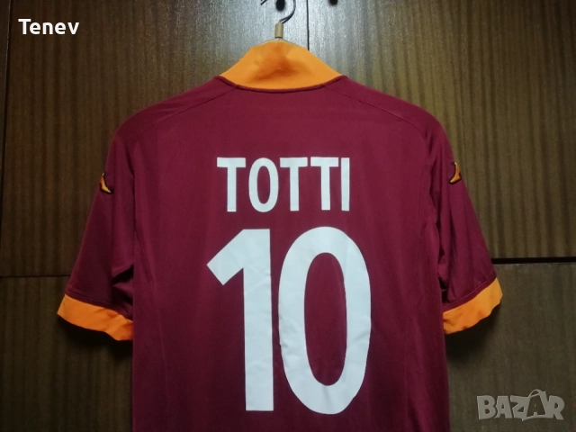 AS Roma Totti Kappa 2012 2013 Home оригинална тениска фланелка Рома Тоти , снимка 3 - Тениски - 52851881