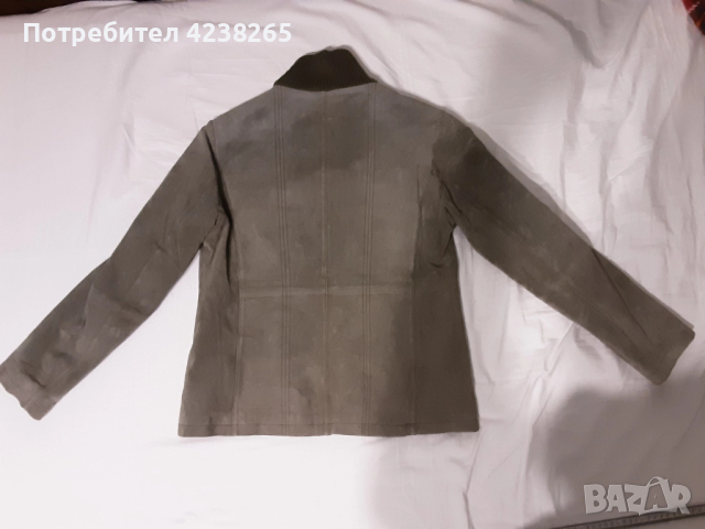 яке дамско,естествена кожа-велур,№38, ново, зелено, снимка 7 - Якета - 52824722