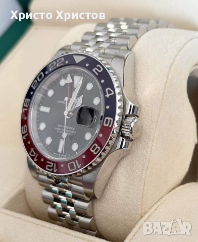 Мъжки луксозен часовник ROLEX GMT-MASTER II PEPSI , снимка 2 - Мъжки - 37098454