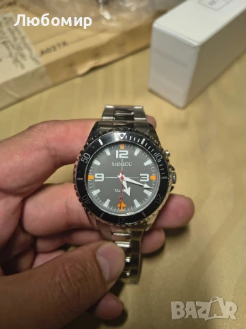 SHMIOU Английски говорещ часовник унисекс за слепи, зрително увредени, възрастни мъже, жени, дами, , снимка 3 - Мъжки - 51407654