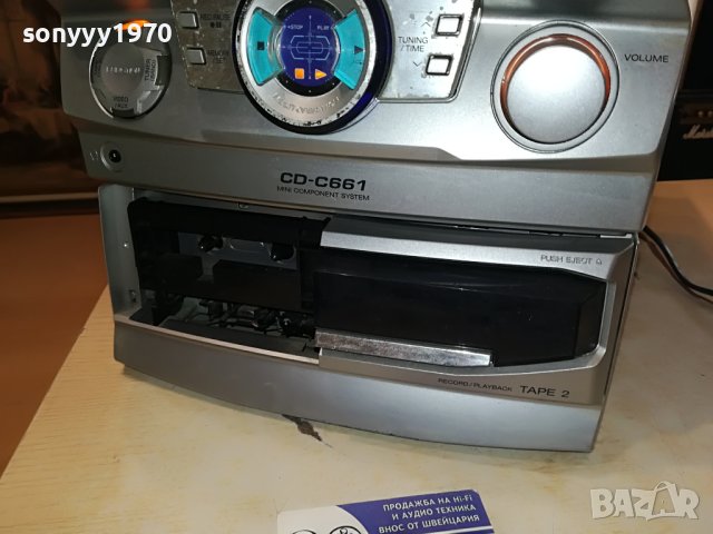 SHARP CD-C661H AUX & DIGITAL OUT-ВНОС SWISS 0606231437, снимка 7 - Ресийвъри, усилватели, смесителни пултове - 40998805