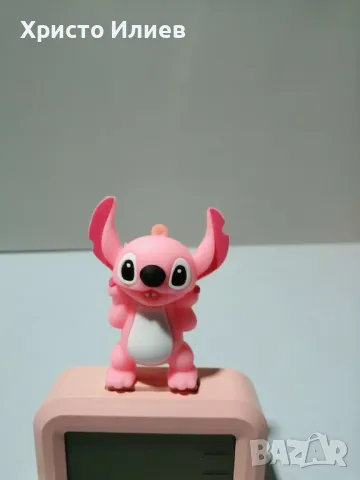 Дигитален будилник Часовник disney stitch Лило и Стич розов, снимка 4 - Други - 49462620