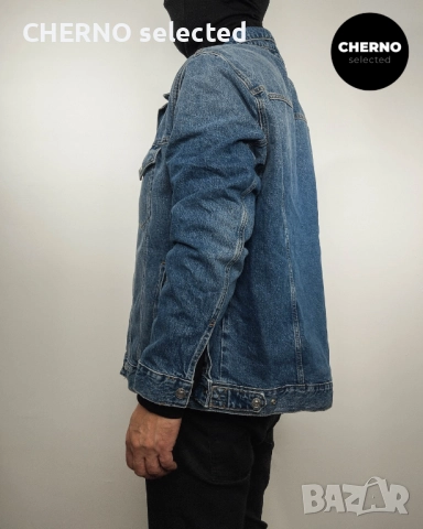 Дънково яке TOMMY JEANS Ryan Sherpa 3-in-1 Denim Trucker Jacket – Размер XL – Ново с етикети, снимка 10 - Якета - 52859428