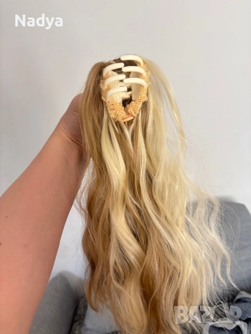 Екстеншъни за коса плюс подарък, снимка 5 - Аксесоари за коса - 51437794