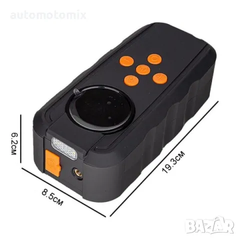 Стартерно устройство с компресор за гуми и фенер 3 в 1, бустер - 269405, снимка 7 - Аксесоари и консумативи - 48040740