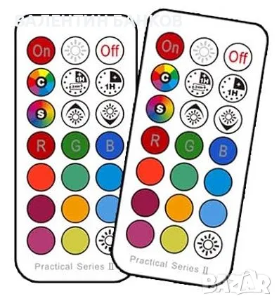 LED луна RGB 8W с дистанционно, снимка 2 - Лампи за таван - 40403571