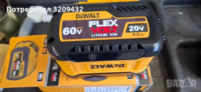 Нова Dewalt Flexvolt батерия DCB 609