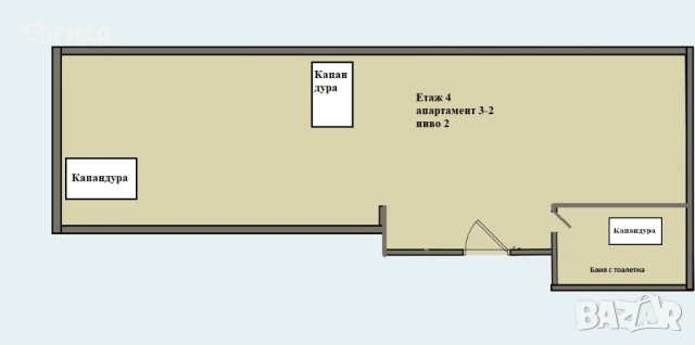 Без аналог!!! Чисто нов двустаен апартамент плюс таванско ателие в центъра на кв. Сарафово , снимка 16 - Апартаменти - 50711421