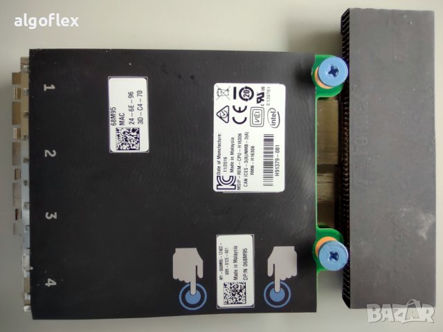 Intel X710-DA4 RNDC 4порта SFP+ 10Gb Мрежов Адаптер за Dell R640 R730 R740, снимка 4 - Мрежови адаптери - 41159835