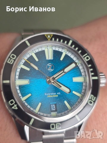 Zelos Swordfish 40mm Teal, снимка 4 - Мъжки - 53119998