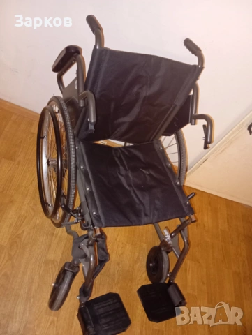 Продавам сгъваема рингова инвалидна количка, снимка 2 - Инвалидни колички - 53504660
