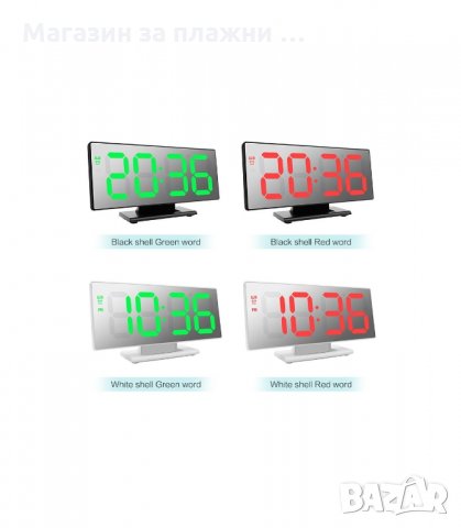 LED ЦИФРОВ ЧАСОВНИК - ОГЛЕДАЛЕН- код 3618, снимка 5 - Друга електроника - 34204322