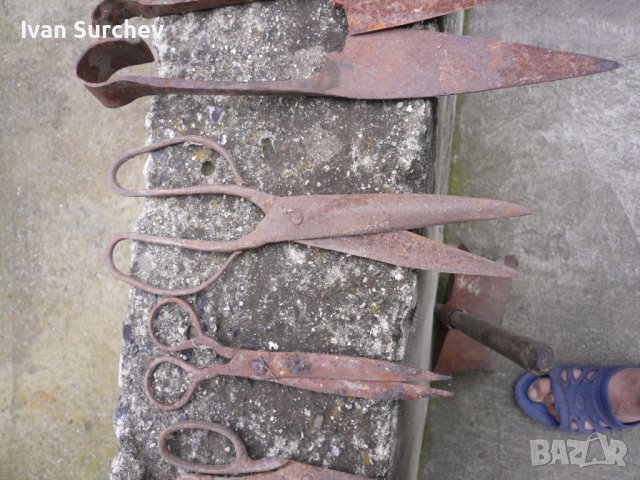 ЛОТ СТАРИ НОЖИЦИ 5 БРОЯ, снимка 6 - Други - 40644038