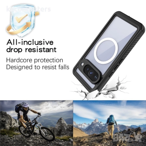 Водоустойчив калъф REDPEPPER FS Series за Google Pixel 10 – IP68 защита, удароустойчив и съвместим с, снимка 6 - Калъфи, кейсове - 52245344