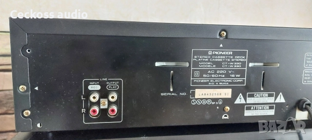 Дек PIONEER CT-W330, снимка 6 - Декове - 52883678