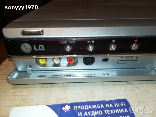 LG HDD/DVD RH7000 RECORDER-SWISS 3110211718, снимка 4 - Плейъри, домашно кино, прожектори - 34643342