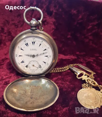 Старинен Османски джобен часовник с кюстек и ключ, снимка 8 - Антикварни и старинни предмети - 48415131