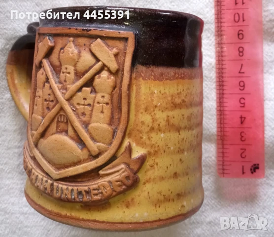 Чаша от ФК West Ham. АНГЛИЯ, снимка 6 - Фен артикули - 51367678