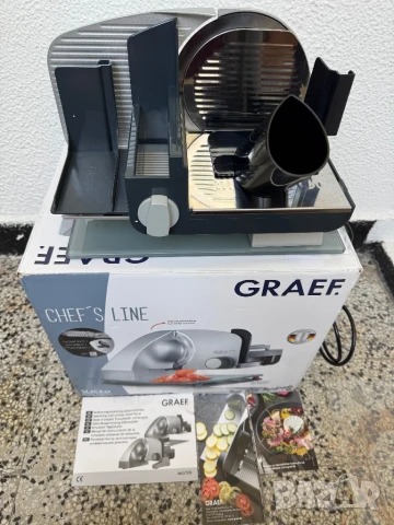 Електрически Слайсър/Резачка за Колбаси Graef Master M20EU - Домашна и Професионална Употреба, 170W!, снимка 7 - Друга електроника - 50948769