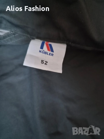 Работно яке Kübler, размер 52, двуцветна куртка, снимка 3 - Якета - 56211215