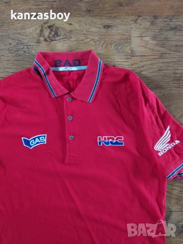 gas hrc honda men's polo shirt - страхотна мъжка тениска КАТО НОВА, снимка 3 - Тениски - 41191289