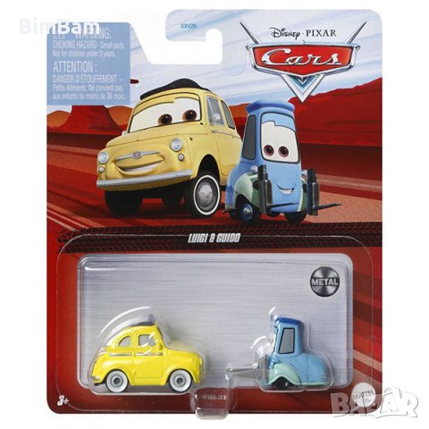 Luigi & Guido колички Cars 2 - Disney / Pixar