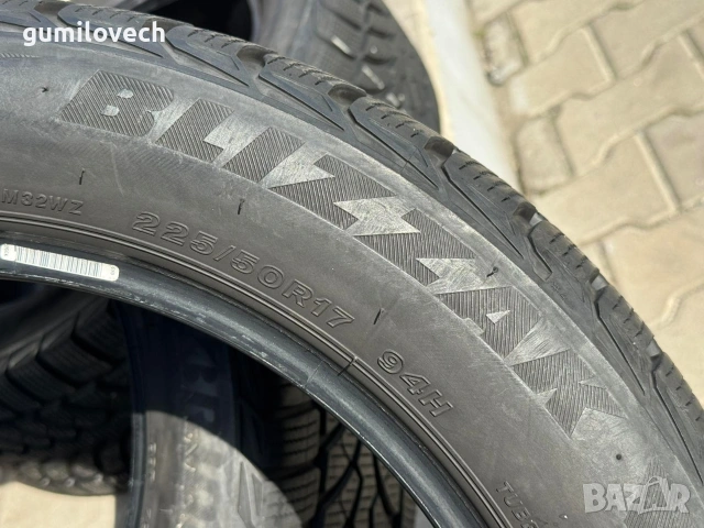 4бр.зимни гуми 225/50/17 Bridgestone Blizzak , снимка 5 - Гуми и джанти - 53708994