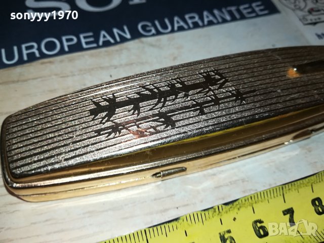 ЗЛАТНА МЕТАЛНА КУТИЙКА ОТ ФРАНЦИЯ 2908231632, снимка 6 - Антикварни и старинни предмети - 42012146