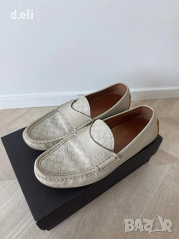 GUCCI Original 100% Кожа Отлични мокасини, снимка 2 - Дамски ежедневни обувки - 52249129