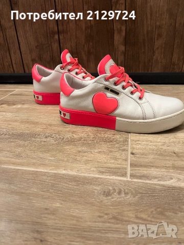 Сникърси Love Moschino и Mexx / Еспадрили по модел на Gucci, снимка 4 - Дамски ежедневни обувки - 53522278