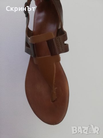 Естествена кожа Италия, N38 , снимка 2 - Сандали - 41380255