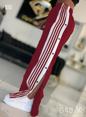 🌟 Fashion Street Loose Wide-Leg Sweatpants 🌟, снимка 4 - Панталони - 53629617