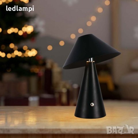Настолна LED Лампа 3W Димиране Черна Презареждане 3в1, снимка 7 - Настолни лампи - 41139682