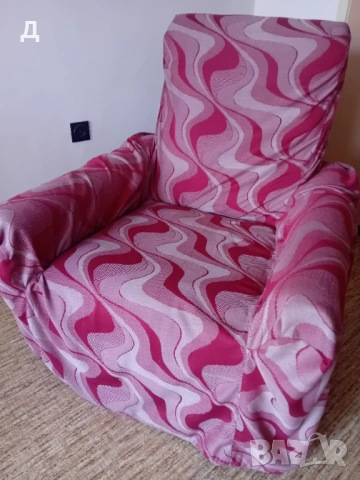 Диван с механизъм  за сън и 2 фотьойла много малко ползвани /холова гарнитура, снимка 2 - Дивани и мека мебел - 53834939