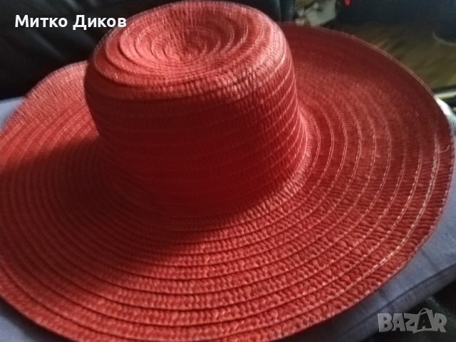 Calliope лятна женска маркова шапка тип панама размер №57, снимка 3 - Шапки - 44808596