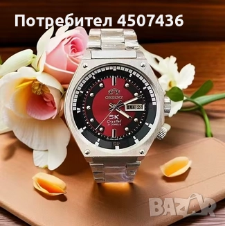 ORIENT напълно автоматичен механичен часовник, ден от седмицата, дата, снимка 2 - Мъжки - 52001149