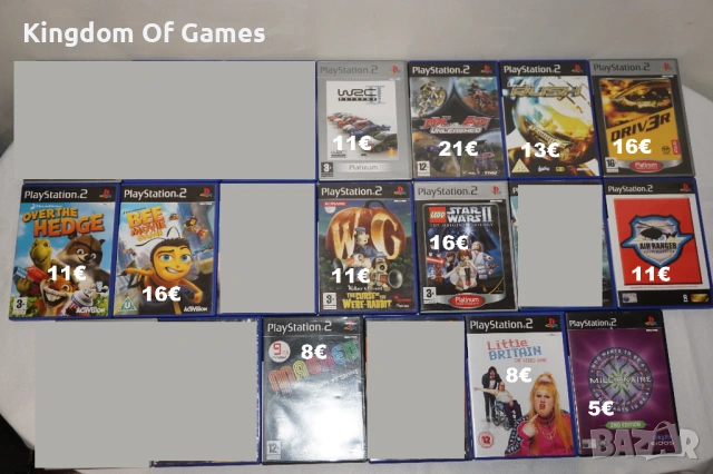 Игри за PS2 Sonic Heroes/LA RUSH/MX VS ATV/Bee/Air Ranger/Driver/WRC 2/Lego/Mashed/Wallace and Gromi