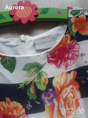 Цветна рокля, 9- 10 год., като нова, снимка 5 - Детски рокли и поли - 39538620