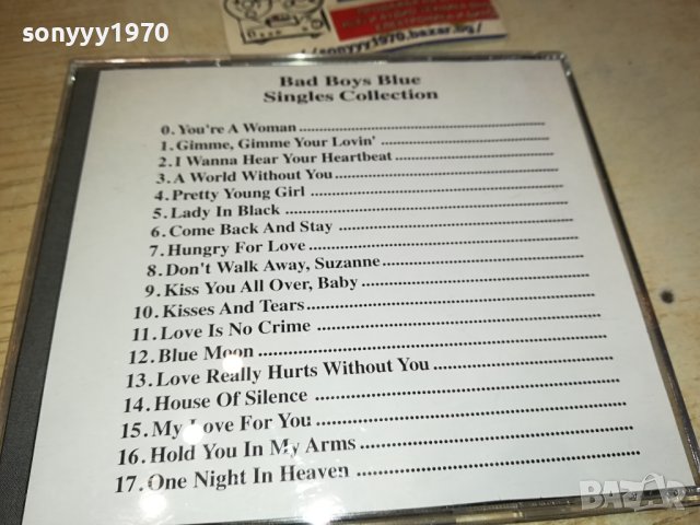 BAD BOYS BLUE CD 1309231051, снимка 7 - CD дискове - 42546463