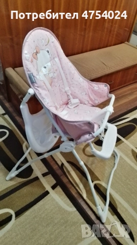 Продавам бебешки комплект за къпане и столче за хранене, снимка 5 - За банята - 53717305