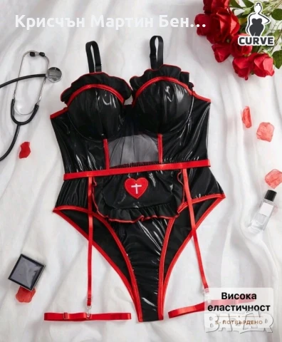 💯Комплект секси боди от 4 части , снимка 3 - Костюми - 50984921