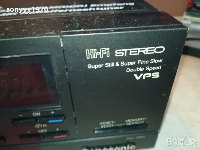 ВЪРХОВ МОДЕЛ!!!PANASONIC HIFI VIDEO-ВНОС SWISS 0502251555, снимка 4 - Плейъри, домашно кино, прожектори - 48979511