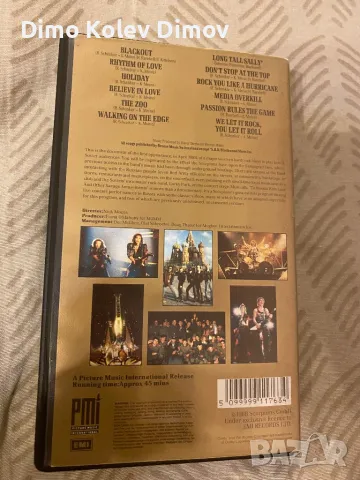 SCORPIONS LIVE in Russia VHS HIFI Видеокасета, снимка 2 - Други музикални жанрове - 50210998