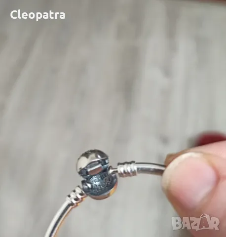 НАМАЛЕНИЕ ! Нови оригинални сребърни твърди гривни Пандора s925АLE, снимка 3 - Гривни - 26485072
