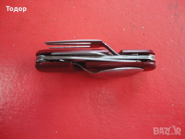 Немски туристически нож с вилица и лъжица , снимка 6 - Ножове - 40626993