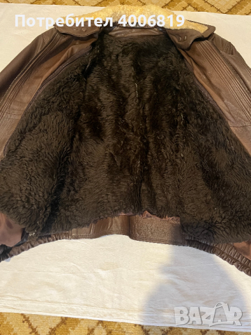 Мъжко кожено яке,телешки бокс, снимка 3 - Якета - 44523161