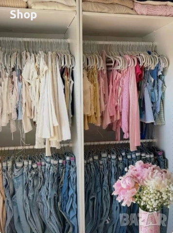 🌷 Oysho, Bershka, Pull and Bear, H&M, Zara, Parfois, Sinsay нови дрехи, обувки и чанти