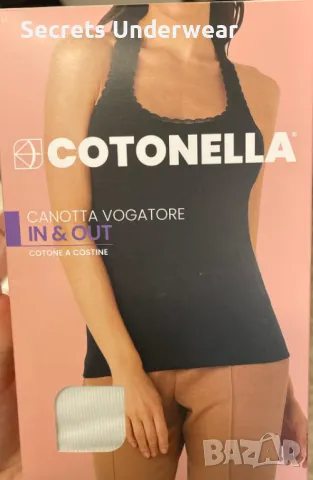 Дамски потник Cotonella "Canotta Vogatore", снимка 1